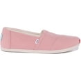 thumbnail image 2 of Toms Alpargata Linen Crepe Women's Linen Slip On Trainers In Pink Size 9, 2 of 6