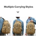 thumbnail image 4 of Bolsa de dos hombros Mochila para caminatas de 40L para hombres en el exterior Mochila para acampar escalada, 4 of 8