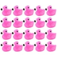 thumbnail image 3 of 50 mini flamencos de resina, figuras de flamencos para decorar tu jardín, casa de muñecas, fiestas, adorables animalitos, 3 of 8
