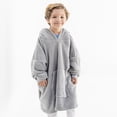 thumbnail image 3 of Sudadera cobija CHIQUI MUNDO Sherpa Gris, 3 of 5