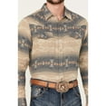 thumbnail image 3 of Cody James Men's Arrow Bear Southwestern Print Long Sleeve Snap Western Shirt - CJFA23FL6-TAN Medium, 3 of 4