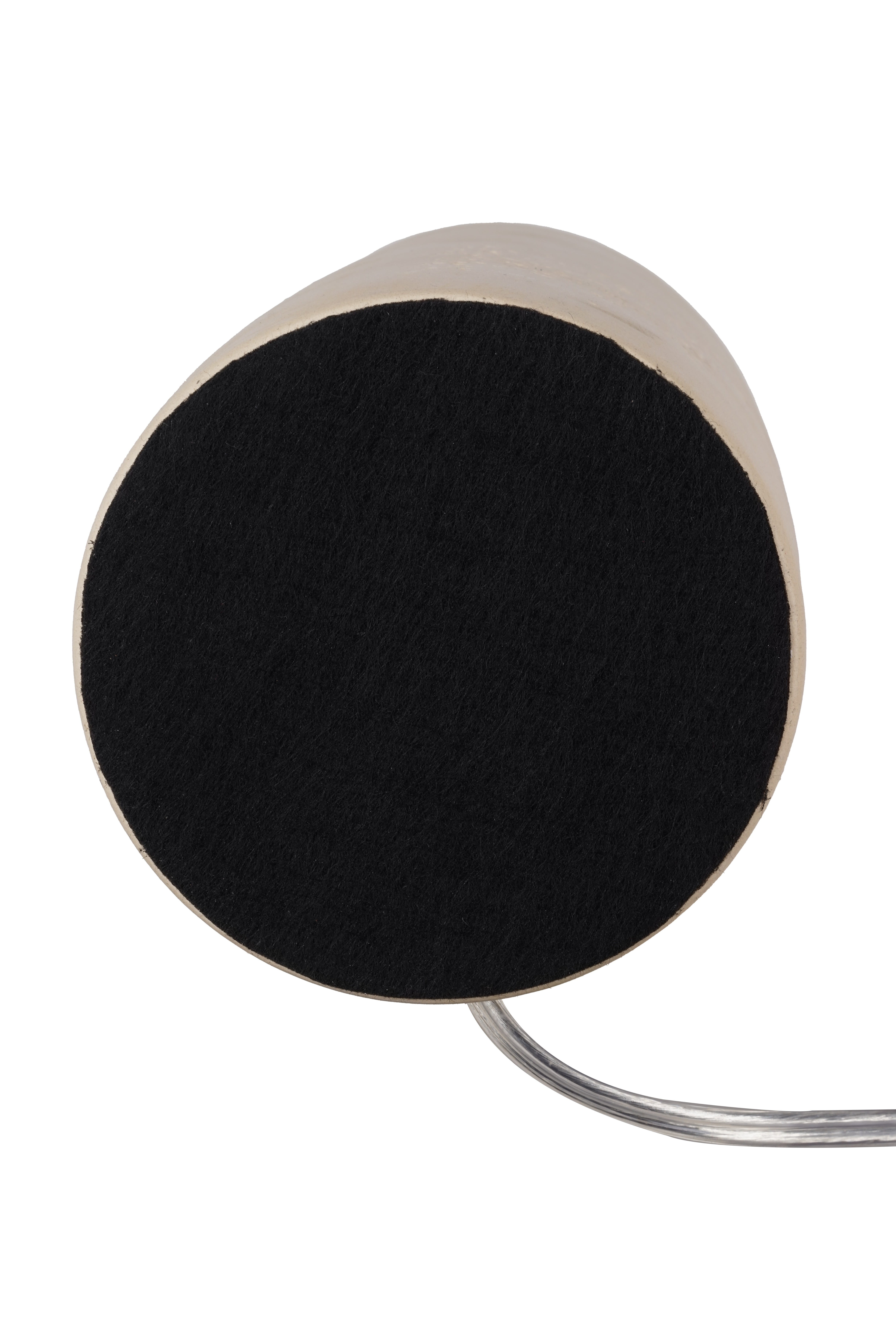 Better Homes & Gardens 23"H Natural Stone Look Ceramic Table Lamp with Tapered White Linen Shade