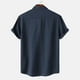 thumbnail image 4 of pstuiky Camisas de manga corta para hombre, Camisa hawaiana informal de manga corta con cuello vuelto y botones para hombre camisetas de hombre l, 4 of 9