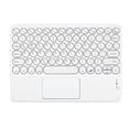 thumbnail image 2 of HLONK Bluetooth Keyboard  Round Cap Design  Portable Wireless Keyboard with Touchpad for Android  PC  Tablet | Electronic Accessories Sale for Your Happy Life(Pink), 2 of 5