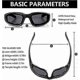 thumbnail image 4 of UV Protection Goggles for Motorcycle Riding - 3 Pairs Windproof Dustproof Sunglasses for Outdoor Use, 4 of 4