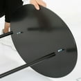 thumbnail image 6 of M&T Displays Metal Oval Info Board Black 18x24 Inches Slide-In Poster Sign Holder 1 Tier Double Sided Floor Standing Pedestal Advertising Display with Backing and Anti-Glare PET Cover, 6 of 14