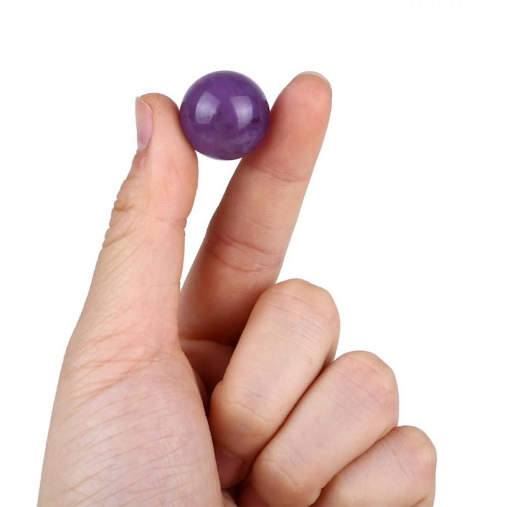 1x Natural Amethyst Quartz Sphere Big Pretty Crystal Ball Healing Purple Stone