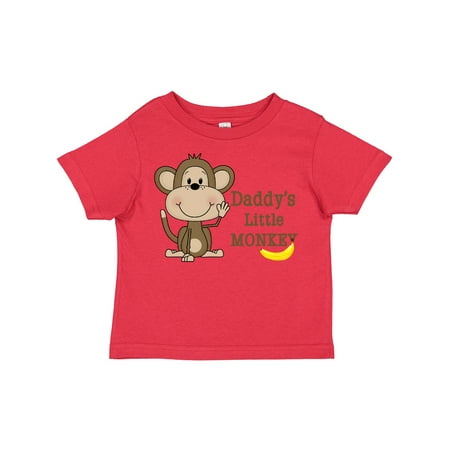 

Inktastic Daddy s Little Monkey Gift Toddler Boy or Toddler Girl T-Shirt