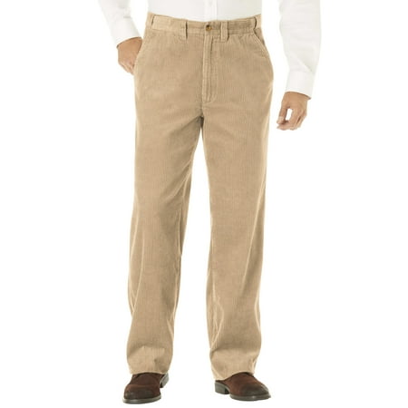 Kingsize Men's Big & Tall Six-wale Corduroy Plain Front Pants - Walmart.com