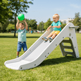 thumbnail image 2 of TLSUNNY 3-in-1 Kids Slide Climber with Basketball Hoop, Freestanding Stair Slides, Indoor Outdoor Playground Toy for Toddlers, 2 of 9