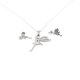 thumbnail image 1 of Kit De Cadena Dije Y Aretes En Forma De Hadita Plateado Mejores Productos En Linea Kithaditaplat, 1 of 2