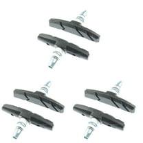 3 Pieces Brake Shoes Front Pads Kids Bike Kit Bicycle Child Black