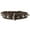 Brown, variant on Real Leather Brown Spiked Dog Collar Spikes, 1" Wide. Fits 14"-17" Neck, Medium Breeds