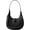 Black, variant on Small Cowhide Crescent Shoulder Bag, Under the Arm Purse Crossbody Bag for Women