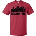 thumbnail image 3 of Inktastic Boston Massachusetts City Skyline with Grunge T-Shirt, 3 of 5
