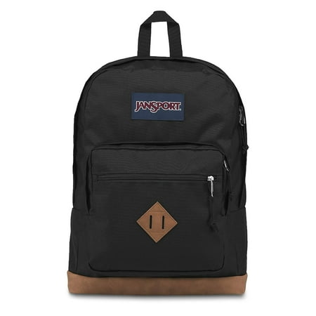 Jansport Girls Backpack - JanSport City View Backpack, 15 Inch Laptop Sleeve, Black