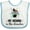 White and Blue, variant on Inktastic Band Director Mom Boys or Girls Baby Bib