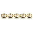 thumbnail image 1 of Golden Rondelle Beads - Available in 5, 10, 25, 50, & 100 Packs - Great for Crafting, Jewelry Making, Accessories, and Much More!, 1 of 5