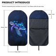 thumbnail image 7 of XYZCANDO Car Seat Towel Cover, Compatible with Van Truck Seat, Waterproof Seat Cover for SUVs Vehicle Washable, Sea Turtle, 7 of 7