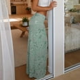 thumbnail image 4 of Falda larga SOOKABEILA con bordado floral de lentejuelas para mujer, 4 of 6