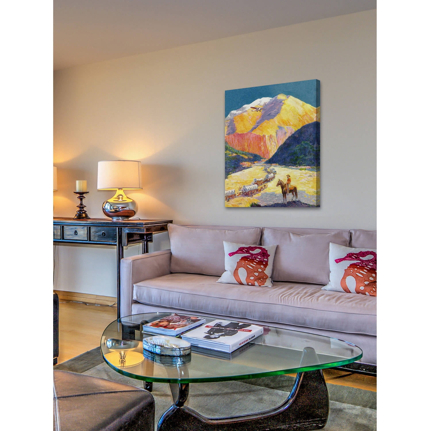 "Westward Ho!" Painting Print on Wrapped Canvas