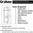 thumbnail image 3 of Sdstone Grisham Deluxe 32" × 80" Steel Security Door, 805 Black, 3 of 7