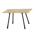 thumbnail image 3 of jinwen Table Pliante Hauteur Réglable Polyvalente Stable Table d'Extérieur Table Basse de Pique-Nique Mobilier pour Sac à Dos Randonnée Jardin Kaki, 3 of 9