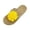 Yellow, variant on Willtoo Cute Linen Daisy Flip Flops For Women Thong Sandals Slides Summer Premium Comfort Slippers Arch Support Yoga Mat Footwear