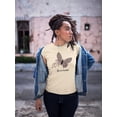 thumbnail image 2 of Butterflies W Leopard Print T-Shirt Women -Image by Shutterstock, Female 4X-Large, 2 of 4