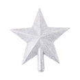 thumbnail image 2 of LeeQinersw Star for Christmas Tree Top Pendant Festival Gifts for Holiday Indoor Window Silver, 2 of 9