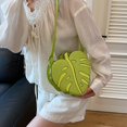 thumbnail image 6 of Slccxzc PU Leather Crossbody Bag Women Leaf Shaped Shoulder Bag Purse Elegant Mini Handbag Messenger Bag for Outdoor Travel, 6 of 7