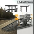 thumbnail image 5 of 2 Pack Hydraulic Car Ramps 5T 11000lbs Low Profile Car Lift Service Ramps Truck Trailer Garage,Height Hydraulic Vehicle Ramps (Gray), 5 of 8