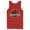 Red, variant on Men's Jurassic Park T Rex Logo Tank Top Royal Blue X Large
