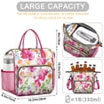 thumbnail image 5 of Pioneer Flower Floral Print Pattern Womens Lunch Box for Work,Insulated Large Lunch Bag for Tween and Teen,Loncheras Para Mujer,Leakproof Adult Lunch Bag for Work,Beach,Travel,Picnic,Camping, 5 of 7