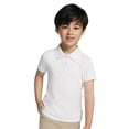 thumbnail image 5 of Wonder Nation Toddler Boys School Uniform Short Sleeve Pique Polo Shirt, 2-Pack, Sizes 2T - 5T, 5 of 5