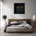 thumbnail image 3 of Maki 26x26 Black Modern Wood Framed Wall Art Titled - Luminescent Love  I, 3 of 6