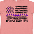 thumbnail image 4 of Inktastic Epilepsy Awareness Purple Ribbons and Flag Boys or Girls Toddler T-Shirt, 4 of 5