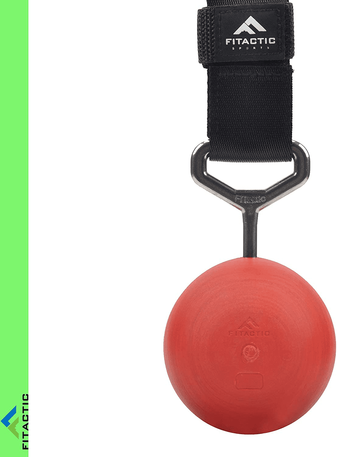 Fitactic Rock Climbing Solid Training Cannonball Bomb Power Pull up Ball Hold Grips for Straps for Finger, Forearm, Biceps, Back Muscles