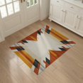 thumbnail image 3 of ODIKA 3'x5' Southwestern Chic Abstract Geometric Sunburst Washable Throw Rug Stain Resistant, Low Profile, Non-Slip for Entryway, Kitchen, Mudroom, 3 of 7