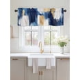 thumbnail image 2 of Valances for Windows Abstract Graffiti Art Rod Pocket Cafe Window Treatments Valance Curtains for Kitchen Bathroom Laundry Basement Windows 60"x18", 2 of 9