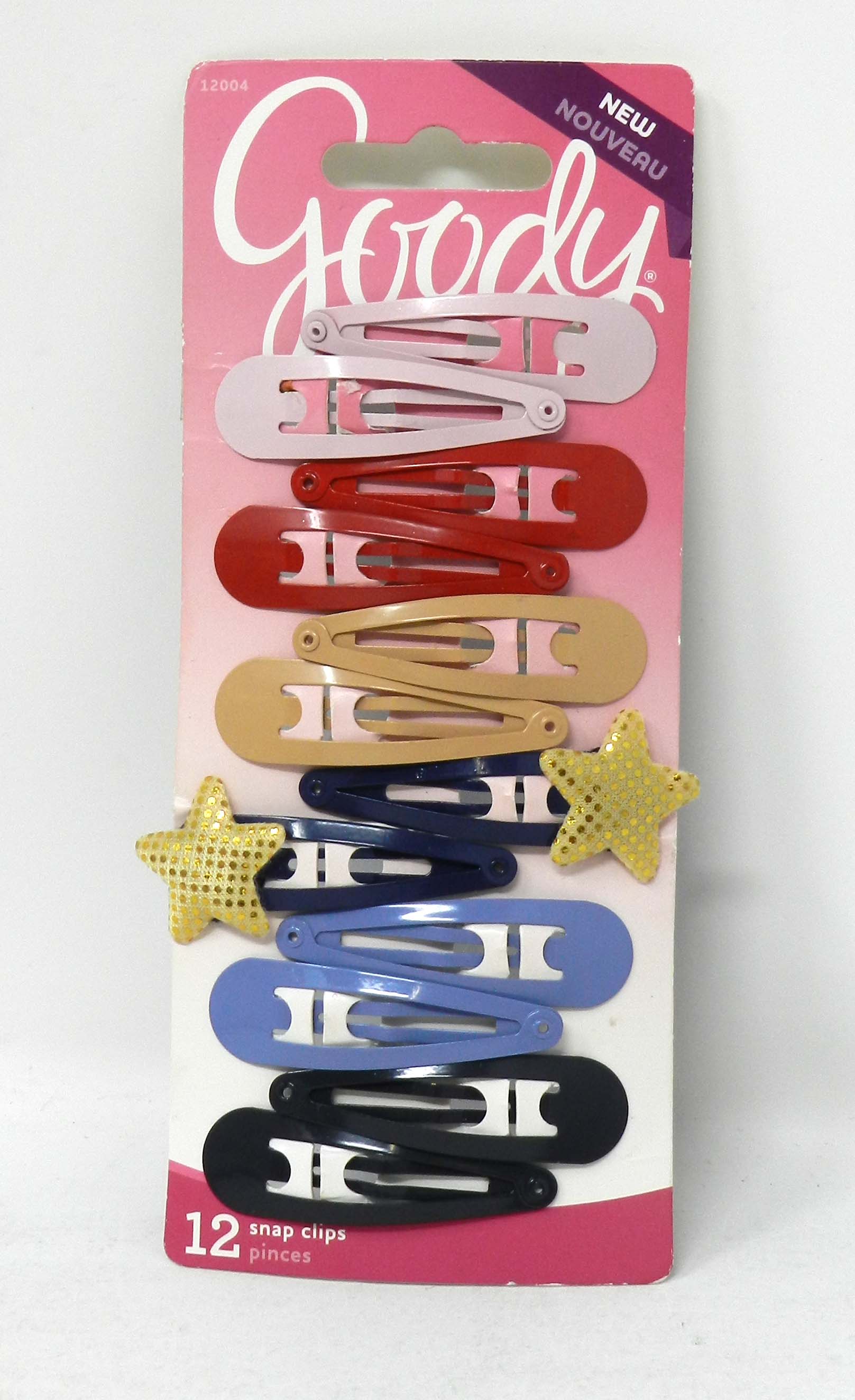 Goody Snap Clips Various Mix 12 Count