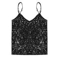 thumbnail image 2 of MSemis Girls Shiny Metallic Glittery Tops Gym Ballet Dance Camisole Leotard Tank Vest, 2 of 3