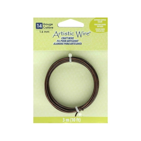 UPC: 0035926136465 | Artistic Wire 14Ga Tarnish Resistant AntCoppr 10ft