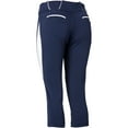 thumbnail image 4 of Champro Womens Surge 2 Color Softball Pant Navy White Large, 4 of 6