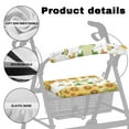 thumbnail image 6 of COEQINE Frog Sunflower Rollator Seat Back Cover Universal Rollator Walker Seat and Backrest Covers Walker Seat Set 2 Pack Covers Walker Seat Covers for Seniors, 6 of 7
