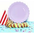 thumbnail image 4 of 50 Pieces Light Pink Paper Plates 7 Inch Pink Scalloped Plates Disposable Dinner Plates for Wedding Baby Shower Birthday Party Dessert Plates, 4 of 14