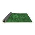 thumbnail image 2 of Ahgly Company Indoor Rectangle Abstract Emerald Green Modern Area Rugs, 8' x 12', 2 of 4