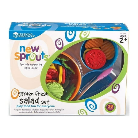 UPC: 0765023097450 | Learning Resources New Sprouts Garden Fresh Salad Playset Play Pretend Kitchen Activity Preschool Toy for Kids Girls Boys Ages 2 3 4+ Year Old