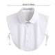 thumbnail image 5 of Cuello falso de mezclilla con solapa para mujer, fácil de abotonar, para camisas, suéteres, vestidos, chaquetas, accesorios de capas, 5 of 7