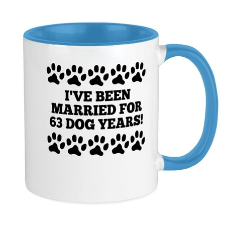 

CafePress - 9Th Anniversary Dog Years Mugs - Ceramic Coffee Tea Novelty Mug Cup 11 oz